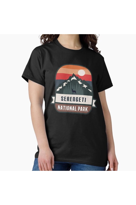 Vintage Serengeti National Park Classic T-Shirt T-Shirt - Perfect T-Shirt For Everyone