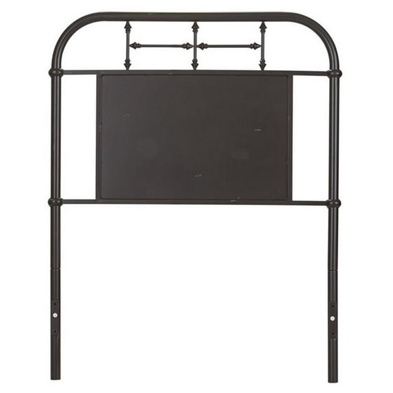 Vintage Series Metal Full Metal Headboard - Black