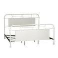 thumbnail image 1 of Vintage Series Metal Queen Metal Bed - Antique White, 1 of 8