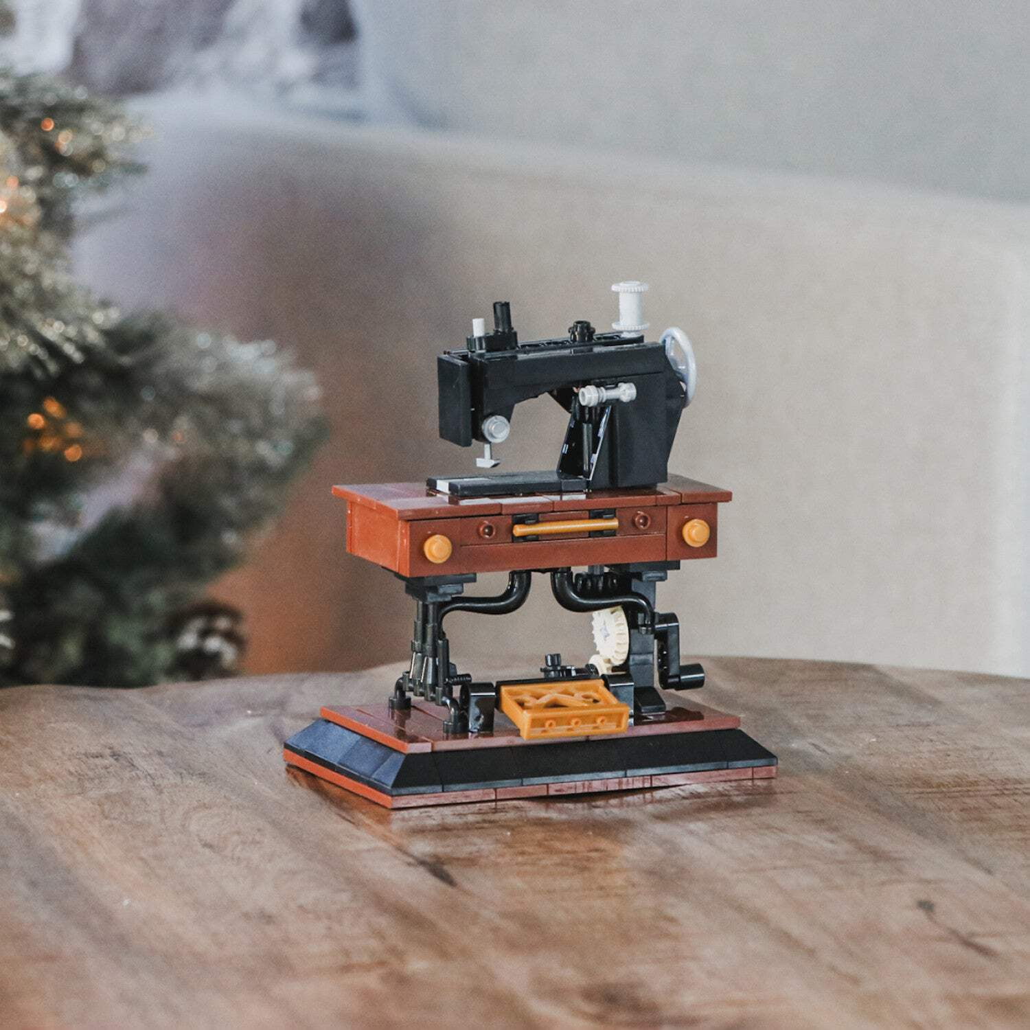 Vintage Sewing Machine Building Block Set from Sallie Tomato