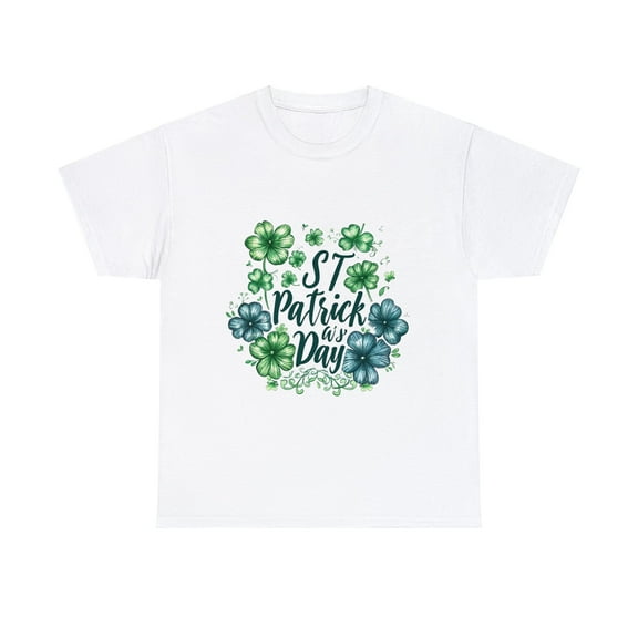 Vintage Shamrock St Patrick's Shirt,  Retro Clover Shirt ID-0216-TTVH