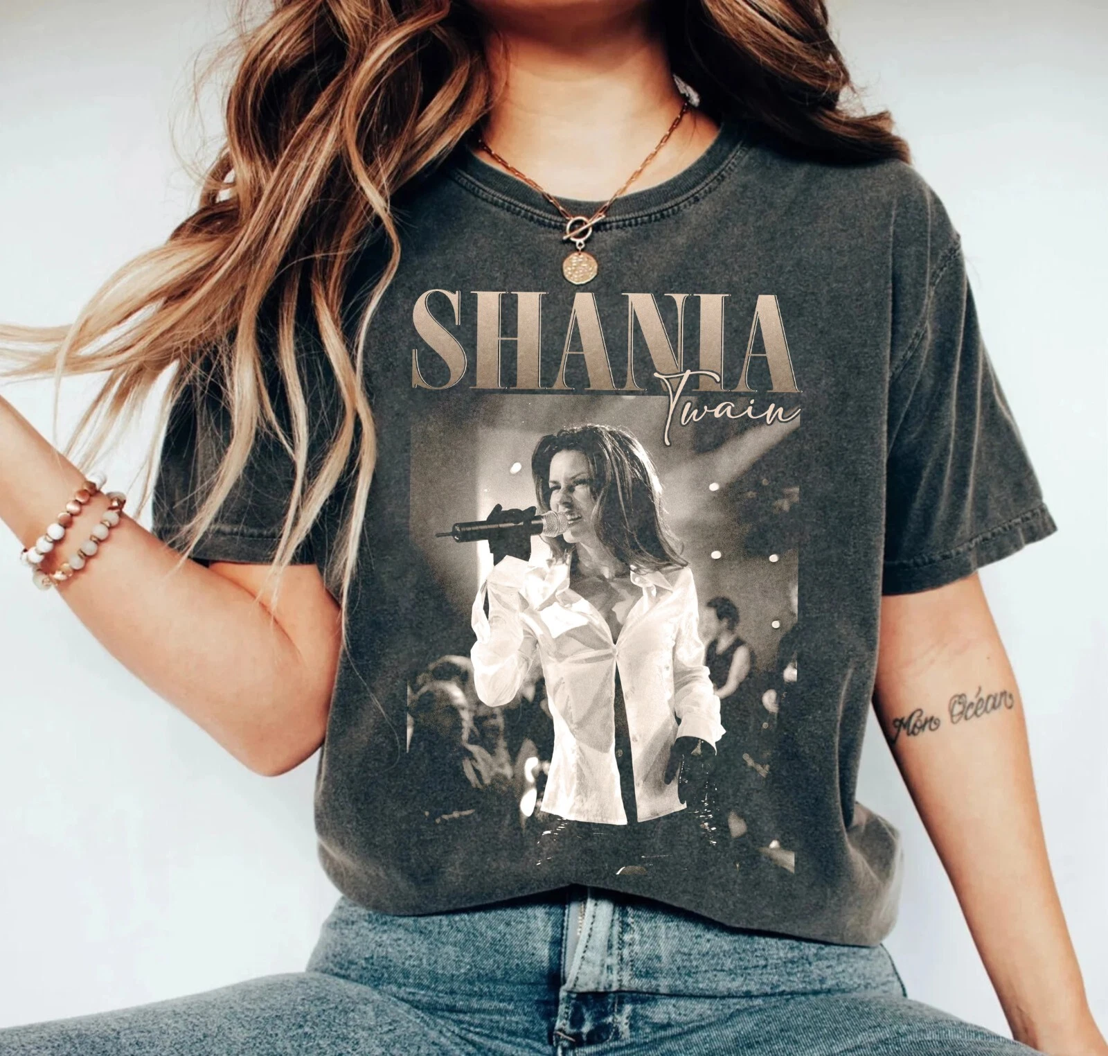 Vintage Shania Twain Country Music 90S T-Shirt, Summer 2025 Tour 