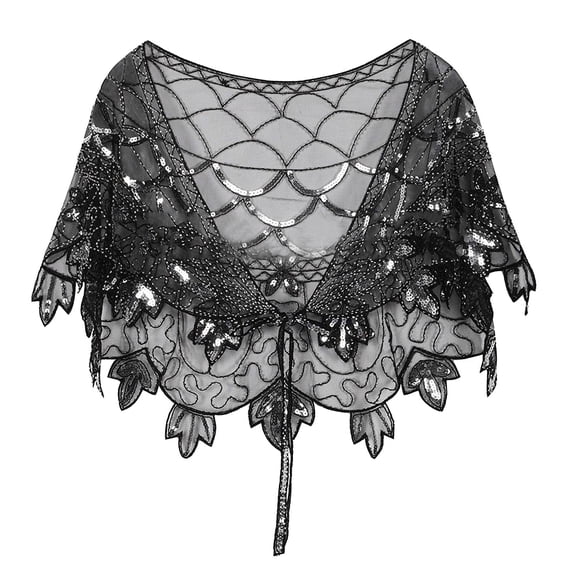 Vintage Shawl Wrapped Sequin Evening Dress Bride's Shawl Prom Thin Shawl Dress Shawl Rose Shawl Warm Winter Cloak Roaring 20's Dresses for Women Wool Long Roaring 20s for Women plus Size Womens Shawl