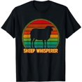 thumbnail image 1 of Vintage Sheep Whisperer Apparel Sheep Farmer - Funny Sheep T-Shirt, 1 of 5
