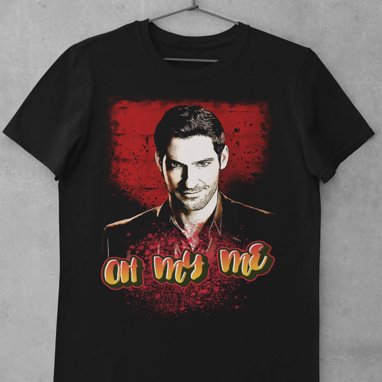 Vintage Shirt Lucifer Morningstar LUX club devil Tom Ellis fan art