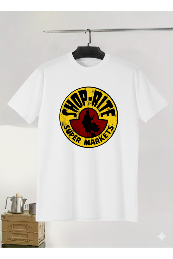 Vintage ShopRite Grocery Nostalgic Retro Store Brand Art Unisex T-Shirt up to size 5XL