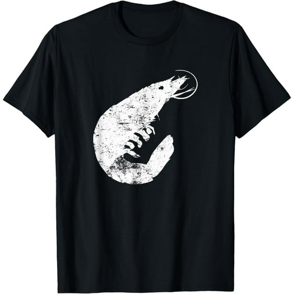 Vintage Shrimp T Shirt - Classic Distressed Shrimp Shirt T-Shirt
