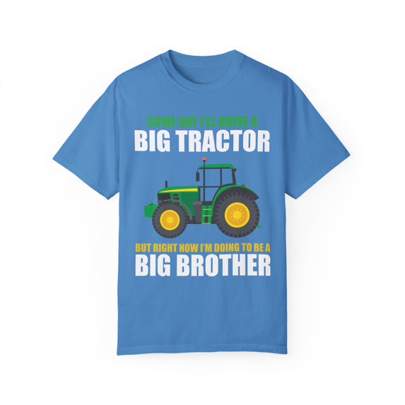 Vintage Sibling Sayings Baby Showers Puns Gifts | Hilarious Eldest Kiddie Gags Boys Girls Unisex Garment-Dyed T-shirt