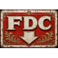 Vintage Sign Fdc Fire Department Connection With Down 12x8 Inch Retro ...