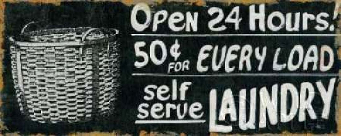 Vintage Sign II Canvas Art - Pela (10 x 20)