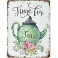 thumbnail image 1 of Vintage Signs for Kitchen Time for Tea, But First Tea, Kitchen Decor, Tea Time, Always Time for Tea, Tea Print, Tea Tea,Teapot Kitchen Art for Garage Man Cave Shop Bar Decor Tin Sign 8x6 inch, 1 of 5