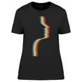 thumbnail image 1 of Vintage Silhouette 3d Style T-Shirt Women -Image by Shutterstock, Female Large, 1 of 4