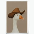 thumbnail image 1 of Vintage Silly Cowboy Canvas Wall Art Prints Brown Western Nursery Wall Decor Funny Duck Animal Posters Artwork for Living Room Bedroom Farmhouse 16x24inch Unframed, 1 of 16