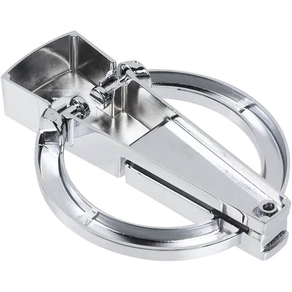 Vintage Silver Circular Door Knocker, Zinc Alloy Unique Peephole Gate Knockers Handles, Screws Included