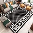 thumbnail image 1 of Vintage Simple Household Carpet Soft Luxury Carpets for Living Room Non-slip Bedroom Bedside Home ra, 1 of 5