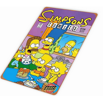 Vintage Simpson Poster Metal Sign The Simpsons Comic Tin Signs Retro Plaque Wall Decor Gift For Home Kitchen Bar Gym Office Club 12x16 Inch