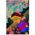 thumbnail image 1 of Vintage Simpsons Poster Tin Sign Trippy Lisa Simpson Hippie Retro Plaque Metal Poster Wall Decor Gift For Garden Men Cave Garage Classroom Library Living Room School 12x18 Inch, 1 of 4