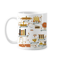 thumbnail image 1 of Vintage Singapore Landmark Mug Pottery Cerac Coffee Porcelain Cup Tableware, 1 of 2