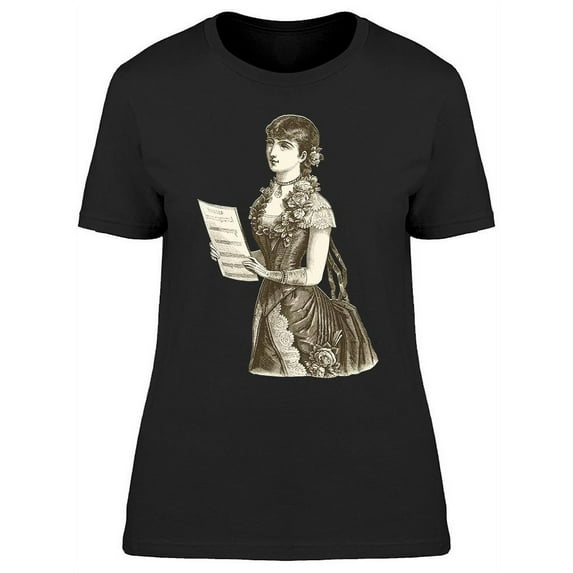 Vintage Singer T-Shirt Women -Image by Shutterstock, Female x-Large