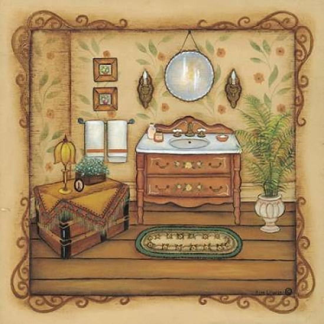 Vintage Sink Canvas Art - Kim Lewis (24 x 24)
