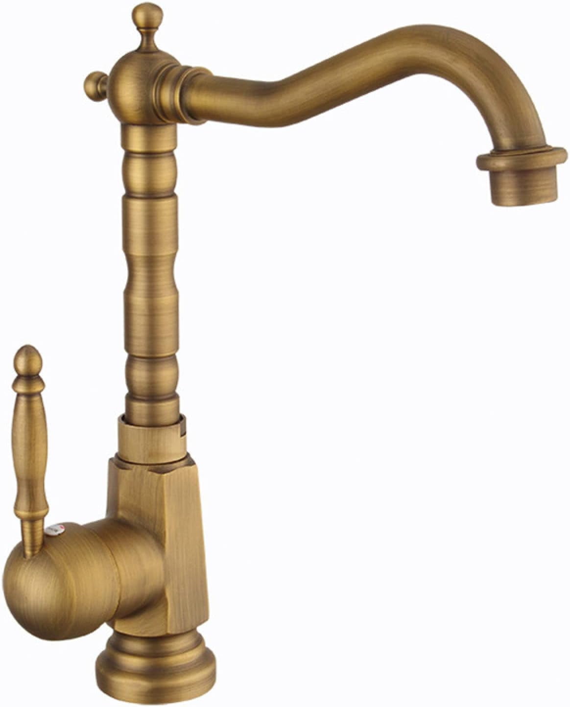 Vintage Sink Faucet Bathroom, Brass Sink Faucet Bathroom, Cold/Hot Water Basin Tap, Single Hole Single Handle Bathroom Sink Faucet, High