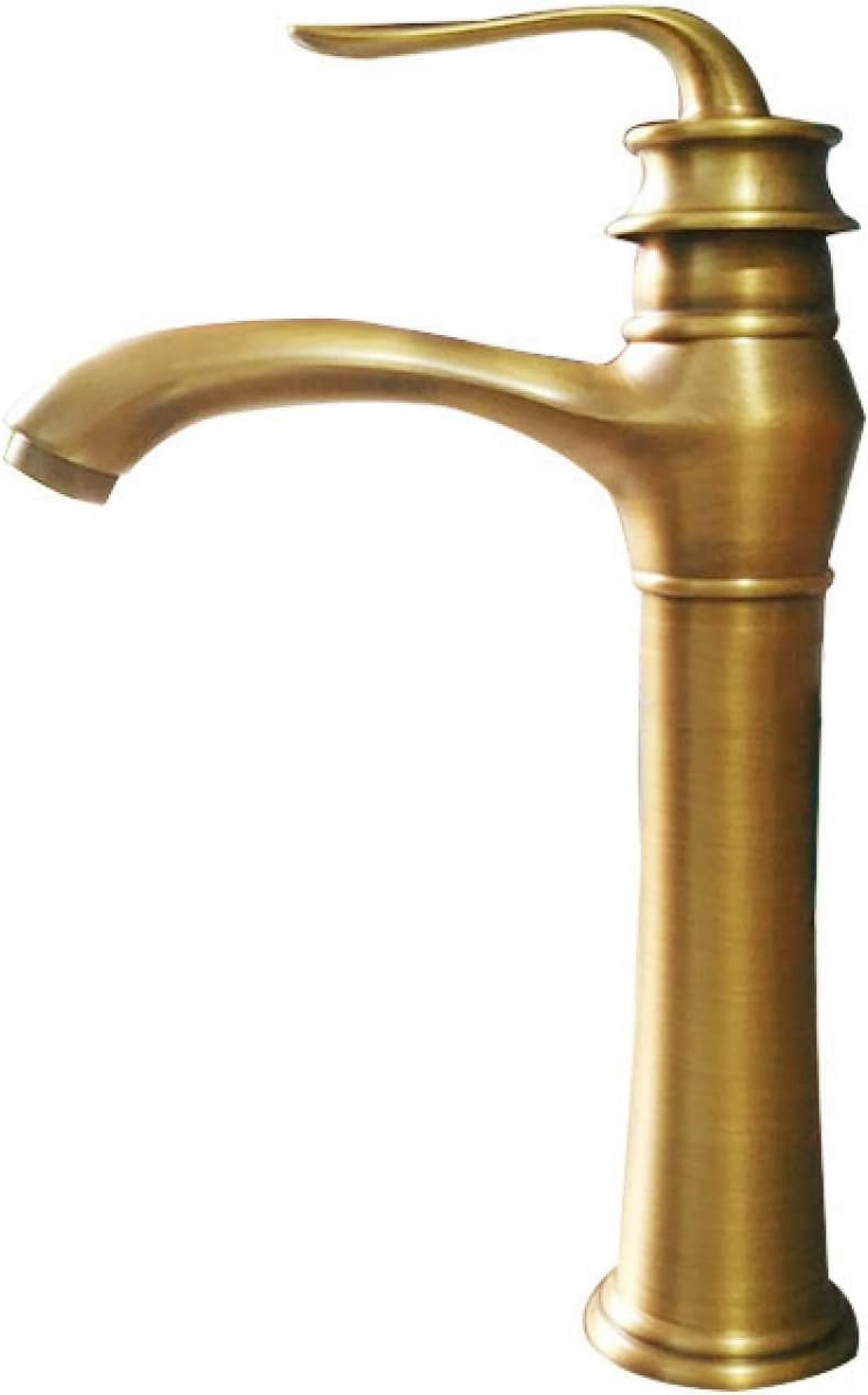 Vintage Sink Faucet Bathroom, Cold Hot Mixer Vintage Vanity Tap, Bathroom Faucet Antique Brass, Single Handle Bathroom Sink Faucet, Gold