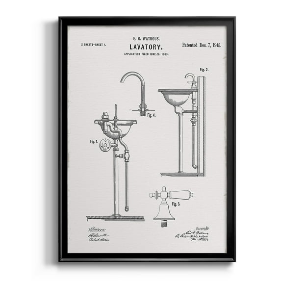 Vintage Sink II Premium Classic Framed Print - Ready to Hang