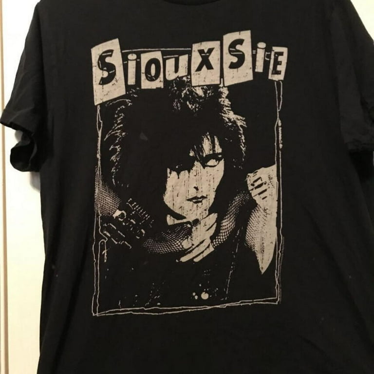 Vintage Siouxsie and the Banshees Men T-shirt Black Unisex