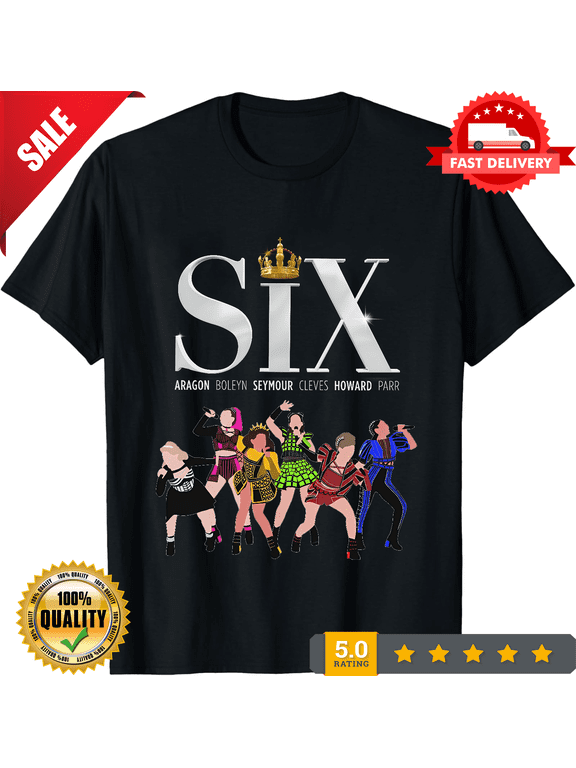 Vintage Six Musical T-Shirt Broadway Six Musical Shirt gift fans