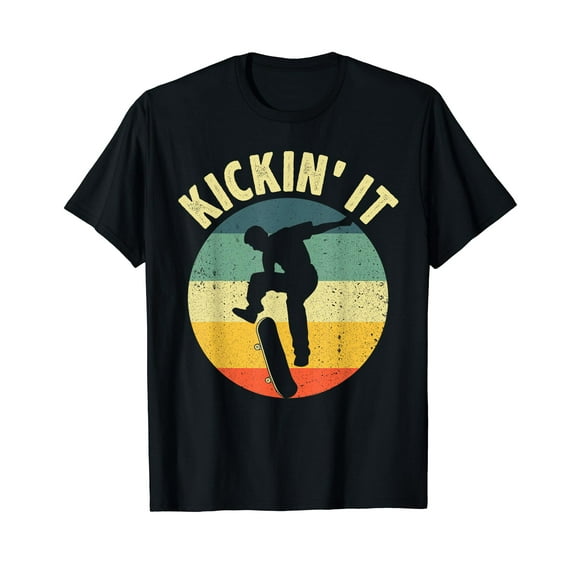 Vintage Skateboard Design For Boys Girls Kids Skateboarding T-Shirt
