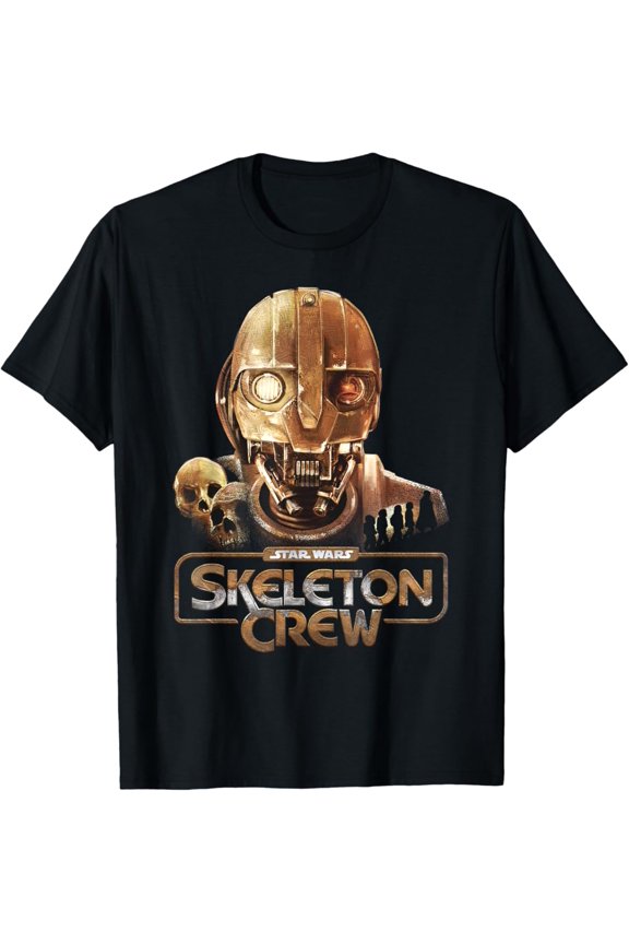 Vintage Skeleton Crew SM-33 Droid Big Head Portrait T-Shirt S-5XL - Trending Birrthday Tee Gifts Vintage Tee -Birthday Gifts, Vintage Birthday Gift