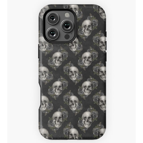 Vintage Skeleton Pattern GA6586 Phone Case for iPhone 11 to 17 Pro Max