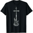 thumbnail image 1 of Vintage Skillet Guitar Typography On White Music T-Shirt, 1 of 3