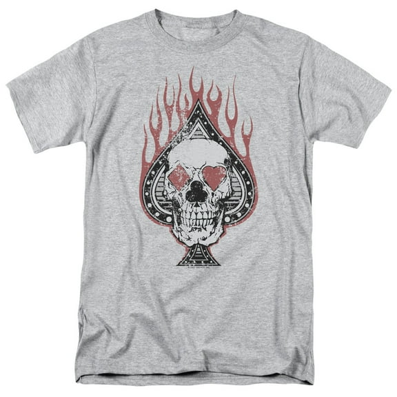 - Vintage Skull Spade - Short Sleeve Shirt - XXXX-Large