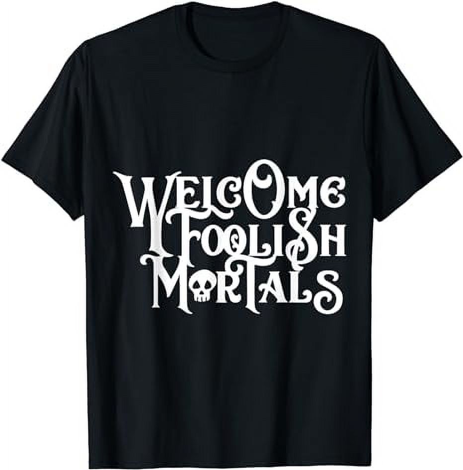 Grindstore Insegna Metallica “Welcome Foolish Mortals” – 40,7 X 30,5 Cm – Decorazione Horror