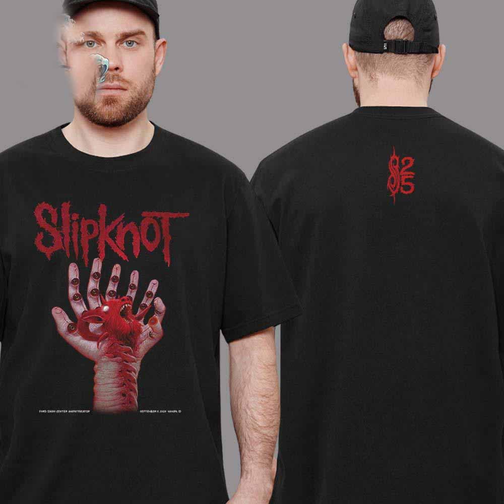 Vintage Slipknot 2024 Tour Tee 25Th Anniversary For Nampa Id At Ford