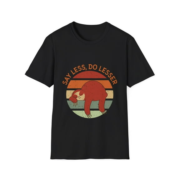 Vintage Sloth Lovers Relaxation Sunset Novelty Apparel