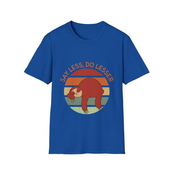 Vintage Sloth Lovers Relaxation Sunset Novelty Apparel