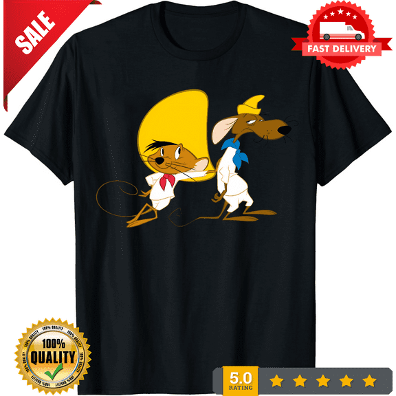 Vintage Slow Poke Rodriguez & Speedy Gonzalez Logo T Shirt Youth M - Adult 6XL!, ULTRA LIMITED-TH68824