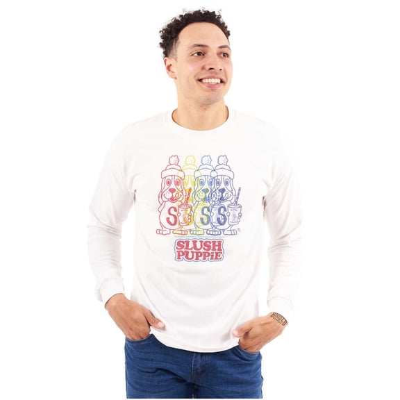 Vintage Slush Puppie Retro Cartoon Long Sleeve TShirt Men Women Brisco Brands S