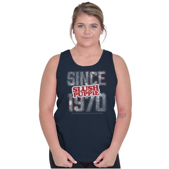 Vintage Slush Puppie Since 1970 Retro Tank Top T Shirts Men Women Brisco Brands S