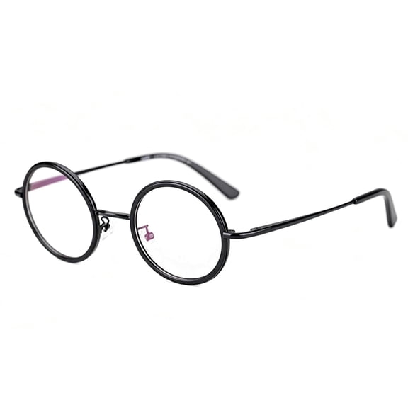 Vintage Small Round Optical Eyeglass Frame Retro Classic Design with Spring Hinge for Men and Women