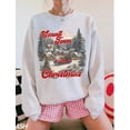 thumbnail image 1 of Vintage Small Town Sweatshirt, Retro Sweatshirt, Red Truck Shirt, Retro Sweater, Winter Shirt, Tshirt All Size S-5XL, 1 of 5