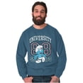 thumbnail image 1 of Vintage Smurf University Varsity Sweatshirt for Men or Women Brisco Brands S, 1 of 4
