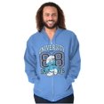 thumbnail image 1 of Vintage Smurf University Varsity Zip Up Hoodie Men's Women's Brisco Brands M, 1 of 6