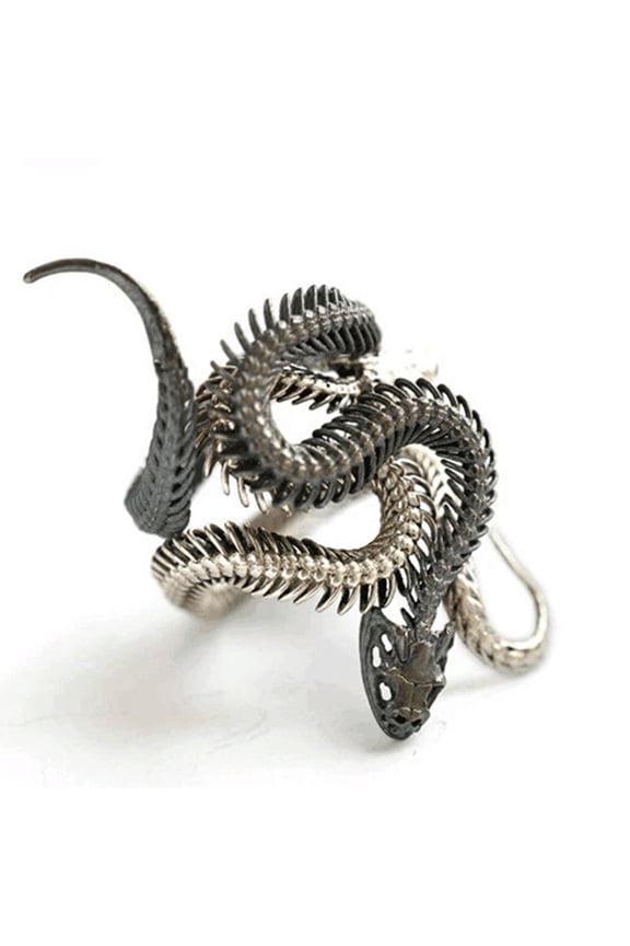 Vintage Snake Ring For Men Women Unisex Copper Plated Metal Classic Animal Design Party Wear Animal Snake Ring