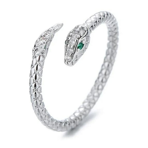 Vintage Snake Shape Adjustable Women Jewellery O1R7