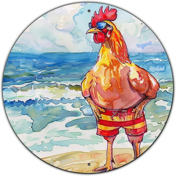 Vintage Snowflake Sign Metal Sign Retro Round Tin Sign Aluminum Sign for Farmhouse Yard Home Bar Bedroom Wall Decor 8 Inch