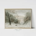 thumbnail image 1 of Vintage Snowy Forest Wall Art, Antique Winter Farmhouse, Winter Wonderland Print, Festive Decor, Snow Country Poster,, Unframed Poster Size 16x24, 1 of 4