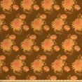 thumbnail image 1 of Vintage Sofa Upholstery Fabric by the Yard, Autumn Themed Chrysanthemum Flowers Pansy Motif, Decorative Fabric for DIY and Home Accents, Ginger Caramel by Ambesonne, 1 of 4